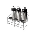 Steel Wire 3 Airpot Rack